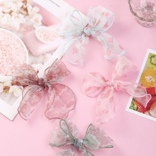 floral printing hair clips for girls kids ribbon bows hairpins baby mesh lace barrettes children korean hair accessories, Golden;silver
floral printing hair clips for girls kids ribbon bows hairpins baby mesh lace barrettes children korean hair accessories, Golden;silver