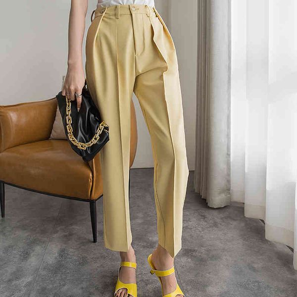 pant arrival spring fashion long pants feminine temperament plied simple mid-waist comfortable button savage, White
pant arrival spring fashion long pants feminine temperament plied simple mid-waist comfortable button savage, White