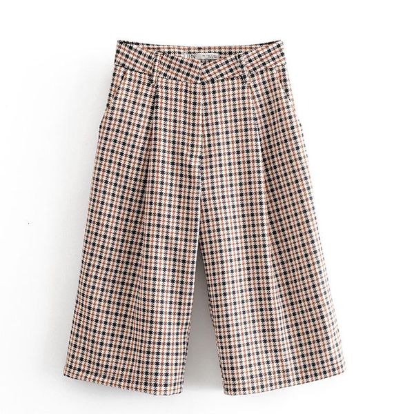women's pants & capris rr loose pockets women fashion casual houndstooth trousers elegant zipper knee length female ladies ju, Black;white
women's pants & capris rr loose pockets women fashion casual houndstooth trousers elegant zipper knee length female ladies ju, Black;white