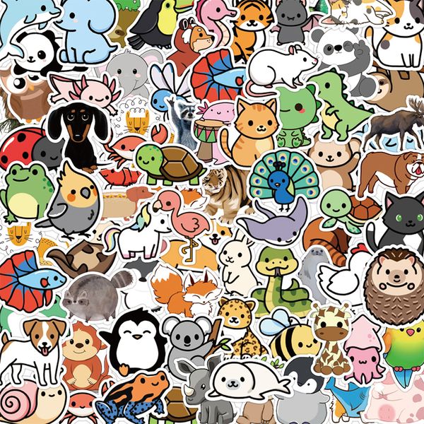 50pcs cute cartoon animal graffiti sticker waterproof kids luggage guitar refrigerator car stationery box helmet stationery decorate
50pcs cute cartoon animal graffiti sticker waterproof kids luggage guitar refrigerator car stationery box helmet stationery decorate