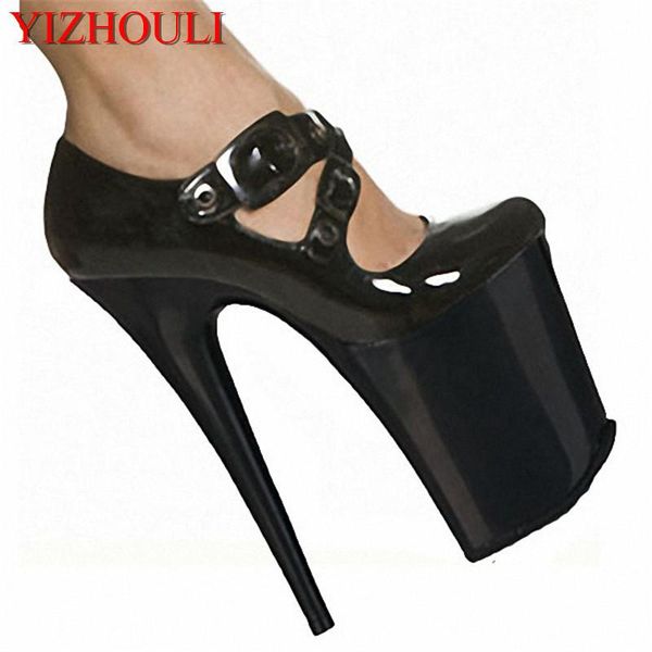 the spring of 2021 patent leather with 20 cm high heel color matching buckle shoes big yards dress, Black
the spring of 2021 patent leather with 20 cm high heel color matching buckle shoes big yards dress, Black