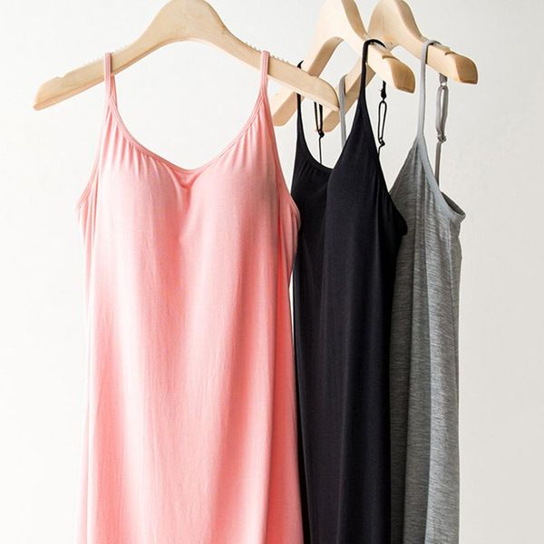 women's sleepwear comfort nightwear for women girls modal sleeveless slip dress exquisite elegant suspender skirt simple leisure wear, Black;red
women's sleepwear comfort nightwear for women girls modal sleeveless slip dress exquisite elegant suspender skirt simple leisure wear, Black;red