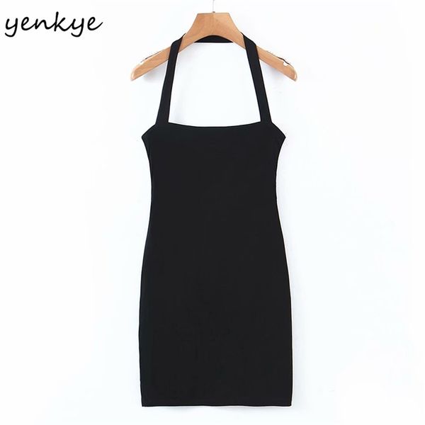 halter bodycon mini dress romantic women vintage solid sleeveless club party female night out vestido 210514, Black;gray
halter bodycon mini dress romantic women vintage solid sleeveless club party female night out vestido 210514, Black;gray