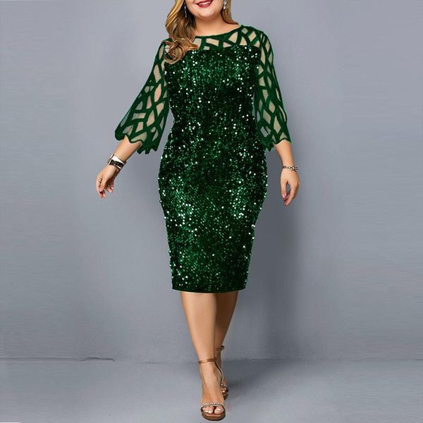 party plus size summer elegant women dresses sequin green bodycon evening wedding outfits 4xl 5xl, Black;gray
party plus size summer elegant women dresses sequin green bodycon evening wedding outfits 4xl 5xl, Black;gray