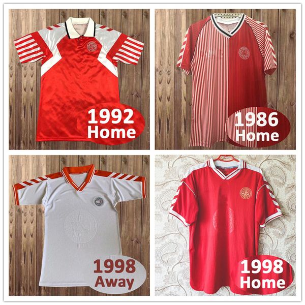 1992 denmarks retro soccer jerseys classic kits thailand quality home b.laudrup 11# heintze 5# 92 champion shirts m.laudrup 10# 1986 footbal, Black;yellow
1992 denmarks retro soccer jerseys classic kits thailand quality home b.laudrup 11# heintze 5# 92 champion shirts m.laudrup 10# 1986 footbal, Black;yellow