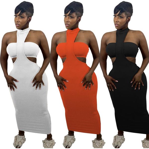 casual dresses solid color knitted rib cut out dress set backless long with tube slim two piece robe femme summer clothes, Black;gray
casual dresses solid color knitted rib cut out dress set backless long with tube slim two piece robe femme summer clothes, Black;gray