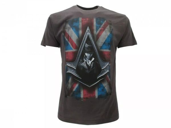 t shirt assassin's creed syndacate maglietta ufficiale grigio scuro originale, White;black
t shirt assassin's creed syndacate maglietta ufficiale grigio scuro originale, White;black