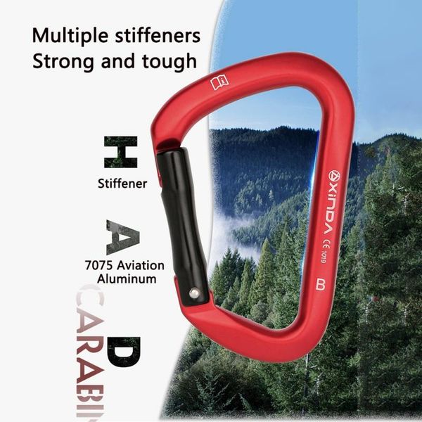 mountaineering caving rock climbing carabiner alloy aluminum safety hook screw lock buckle outdoor camping survival tools cords, slings and
mountaineering caving rock climbing carabiner alloy aluminum safety hook screw lock buckle outdoor camping survival tools cords, slings and