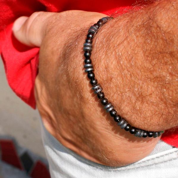 beaded, strands 6mm black frosted onyx bracelet with green plated hematite mens beaded bracelets bead
beaded, strands 6mm black frosted onyx bracelet with green plated hematite mens beaded bracelets bead