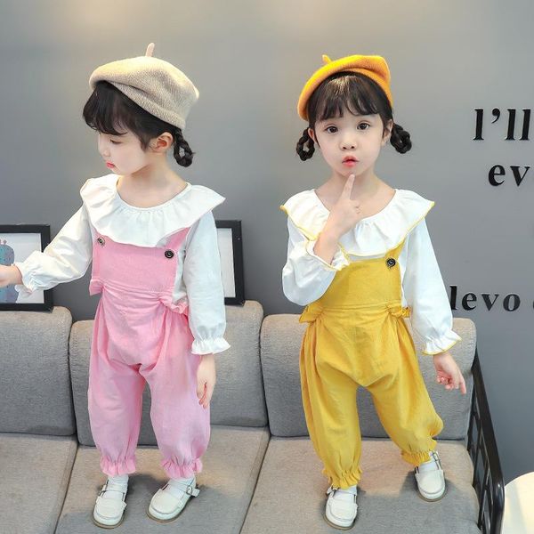 clothing sets autumn baby girls clothes 0-4y fashion suit shirt + pants outside wear sports spring, White
clothing sets autumn baby girls clothes 0-4y fashion suit shirt + pants outside wear sports spring, White