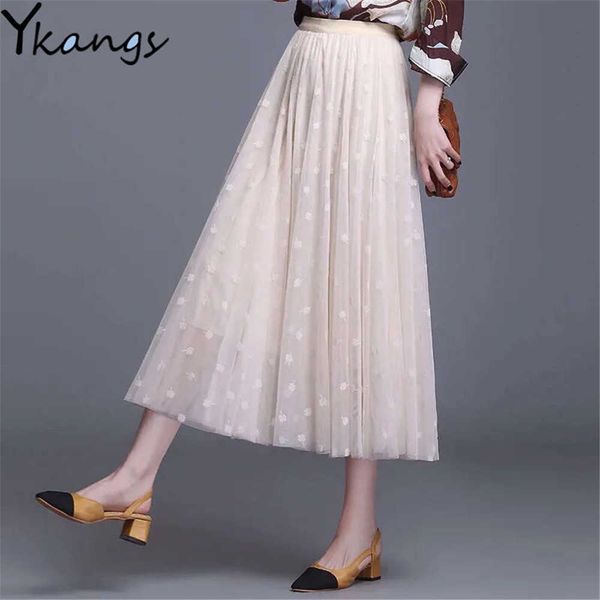 vintage elegant gauze skirt female winter high waist slim mid-length mesh yarn skirt korean spring autumn pleated skirt 210619, Black
vintage elegant gauze skirt female winter high waist slim mid-length mesh yarn skirt korean spring autumn pleated skirt 210619, Black