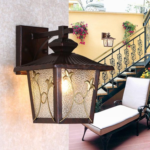 american retro iron outdoor wall lamp decoration for garden doorway aisle exterior bronze waterproof e27 sconce light fixtures lamps
american retro iron outdoor wall lamp decoration for garden doorway aisle exterior bronze waterproof e27 sconce light fixtures lamps
