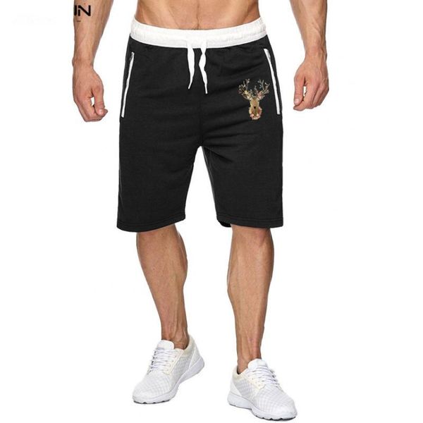 men leisure knee length shorts fawn print patchwork joggers short sweatpants trousers bermuda roupa masculina men's, White;black
men leisure knee length shorts fawn print patchwork joggers short sweatpants trousers bermuda roupa masculina men's, White;black