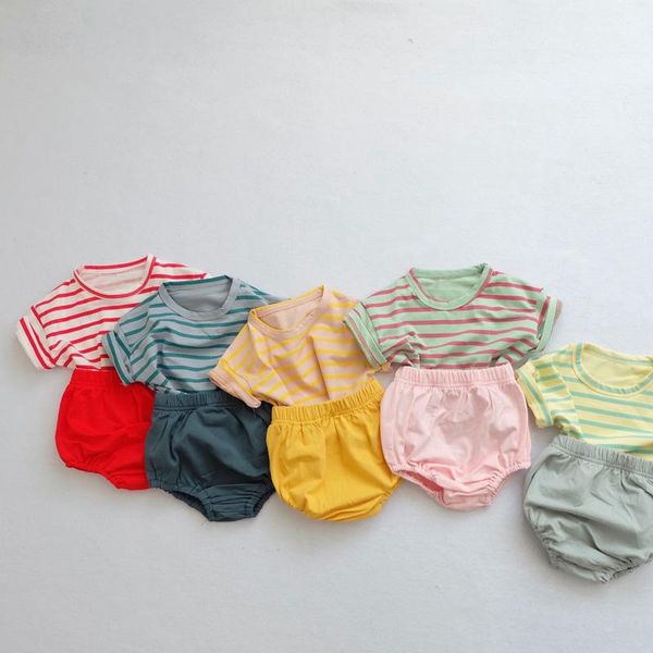 clothing sets 7672 born baby clothes boy suit summer korean infant 2 piece stripe short sleeve t shirt + shorts toddler girl, White
clothing sets 7672 born baby clothes boy suit summer korean infant 2 piece stripe short sleeve t shirt + shorts toddler girl, White