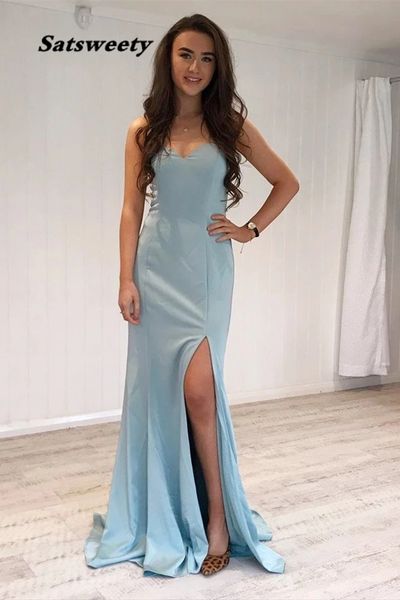 robe de soiree mermaid long evening dress 2021 sweetheart side split suknie wieczorowe vestidos fiesta, Black;red
robe de soiree mermaid long evening dress 2021 sweetheart side split suknie wieczorowe vestidos fiesta, Black;red