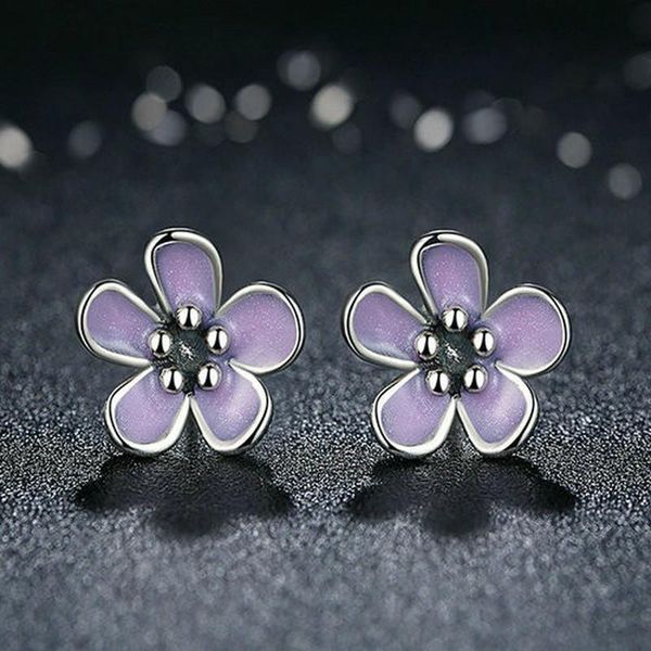 stud pink peach blossoms lovely flower 925silver earrings purple daisies for girls cute sakura cherry blossom, Golden;silver
stud pink peach blossoms lovely flower 925silver earrings purple daisies for girls cute sakura cherry blossom, Golden;silver