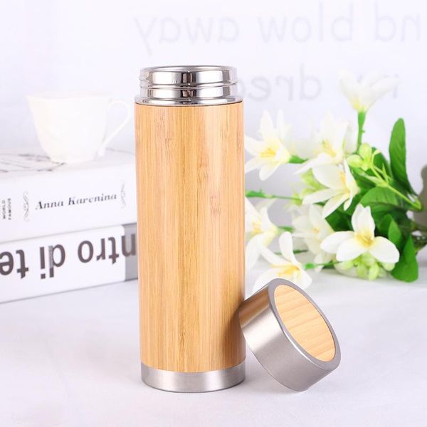 water bottles 300ml 400ml 500ml bamboo vacuum flask satinless steel insulated coffee tea tumbler bottle with infuser
water bottles 300ml 400ml 500ml bamboo vacuum flask satinless steel insulated coffee tea tumbler bottle with infuser