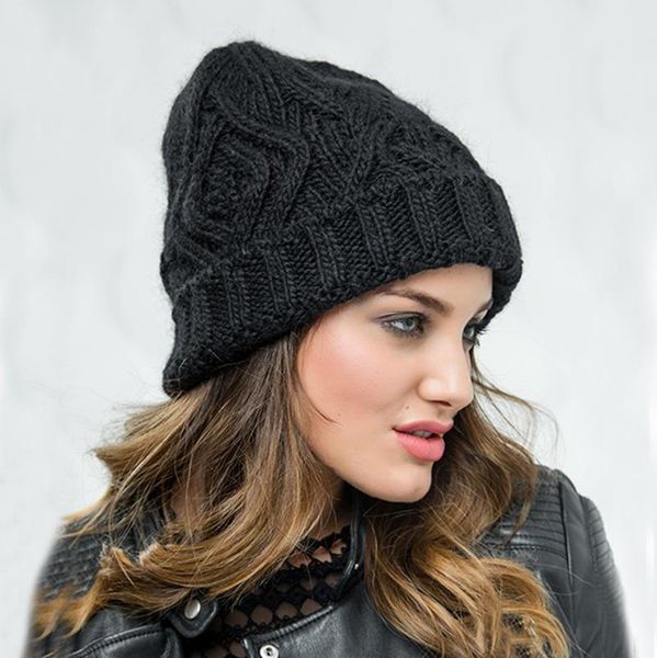 beanies 2021 diamond square soft woolen knitted hat women's fashion autumn and winter caps
beanies 2021 diamond square soft woolen knitted hat women's fashion autumn and winter caps