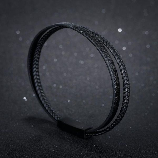 charm bracelets retro style men's stainless steel bracelet double-layer leather hand-woven black/brown two optional jewelry wholesale, Golden;silver
charm bracelets retro style men's stainless steel bracelet double-layer leather hand-woven black/brown two optional jewelry wholesale, Golden;silver