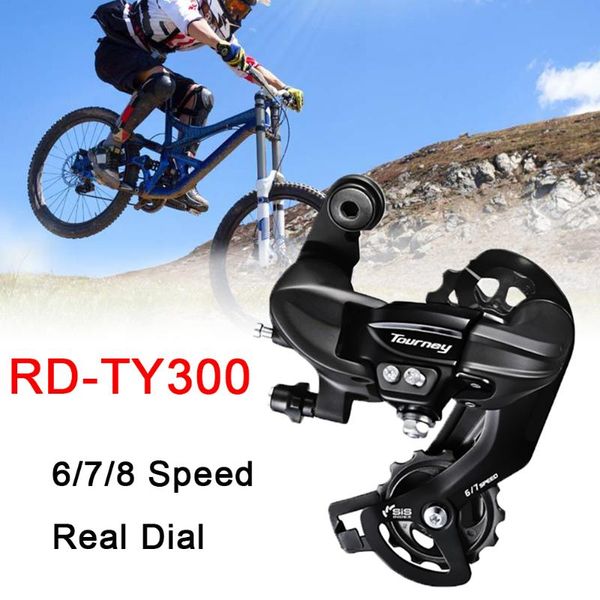 bike derailleurs ty300 rear derailleur 6/7/8 speed transmission eye dial mountain bicycle part tx35 upgrade for shiman0 
bike derailleurs ty300 rear derailleur 6/7/8 speed transmission eye dial mountain bicycle part tx35 upgrade for shiman0
