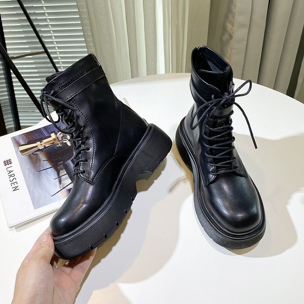 ankle boots women shoes fashion casual belt buckle chunky motorcycle boots ladies thick sole platform shoes women botas feminina, Black
ankle boots women shoes fashion casual belt buckle chunky motorcycle boots ladies thick sole platform shoes women botas feminina, Black