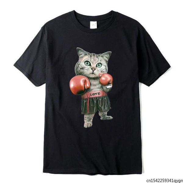 men's t-shirts t-shirt funny t shirts boxing cat printing tshirt men cool male tee, White;black
men's t-shirts t-shirt funny t shirts boxing cat printing tshirt men cool male tee, White;black