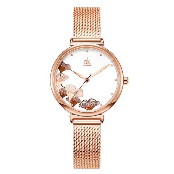 creative women casual watches ginkgo leaf pattern fashion stylish quartz lady wristwatch rose gold female dress clock gift wristwatches, Slivery;brown
creative women casual watches ginkgo leaf pattern fashion stylish quartz lady wristwatch rose gold female dress clock gift wristwatches, Slivery;brown