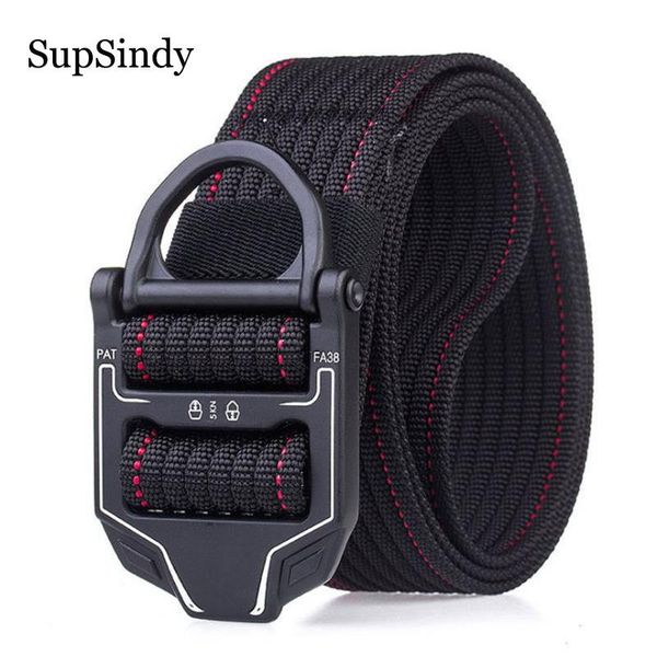 belts supsindy men outdoor multi-functional canvas belt metal buckle nylon training military army tactical jeans male strap, Black;brown
belts supsindy men outdoor multi-functional canvas belt metal buckle nylon training military army tactical jeans male strap, Black;brown