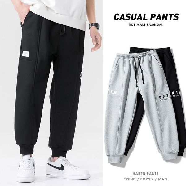 men's pants men trendy sweatpants autumn loose sport comfortable fashion bodybuilding clothing casual joggers, Black
men's pants men trendy sweatpants autumn loose sport comfortable fashion bodybuilding clothing casual joggers, Black