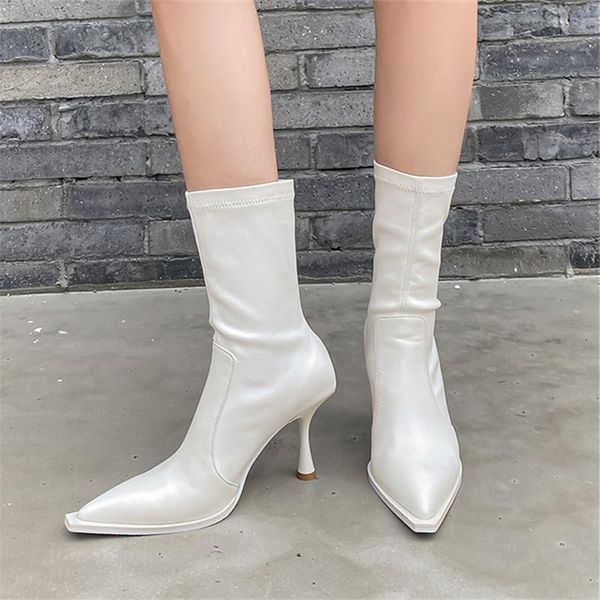 boots 2021 women high heel strange shine autumn shoes fashion cool ankle party footwear size 33-42, Black
boots 2021 women high heel strange shine autumn shoes fashion cool ankle party footwear size 33-42, Black