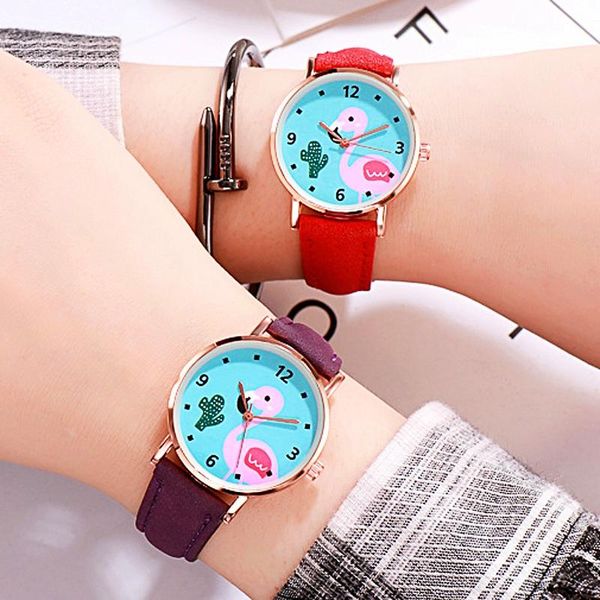 fashion flamingo style luxury women watches leather strap analog quartz wrist watch gold ladies lady dress clock wristwatches, Slivery;brown
fashion flamingo style luxury women watches leather strap analog quartz wrist watch gold ladies lady dress clock wristwatches, Slivery;brown