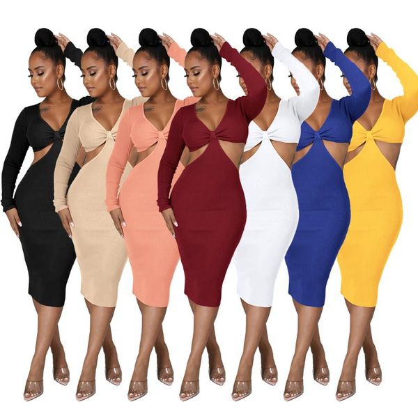 casual dresses fall solid color women's dress fashionable v-neck pit strip long-sleeved hip skirt with waist bag, Black;gray
casual dresses fall solid color women's dress fashionable v-neck pit strip long-sleeved hip skirt with waist bag, Black;gray