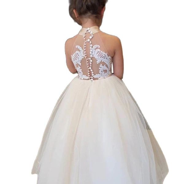 girl's dresses lace tulle flower girl kids ivory pearls appliques celebrity dress backless halter prom baby, Red;yellow
girl's dresses lace tulle flower girl kids ivory pearls appliques celebrity dress backless halter prom baby, Red;yellow