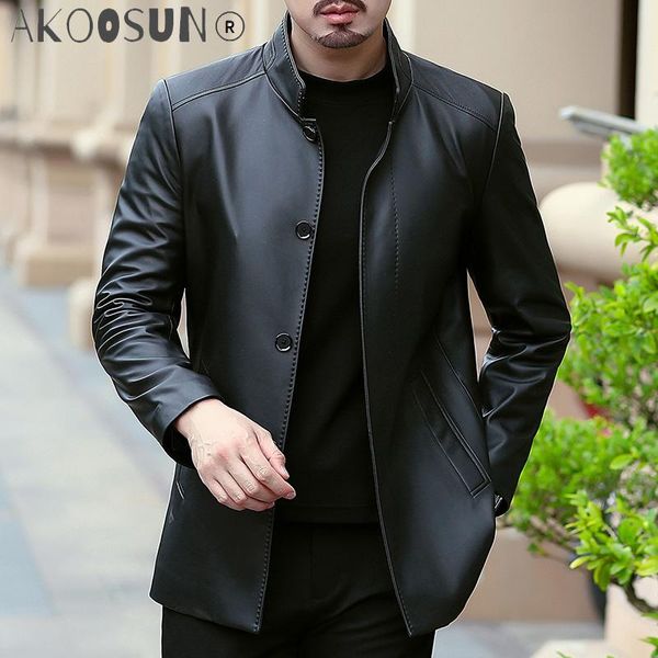 men's leather & faux akoosun genuine sheepskin jacket men clothing autumn coat male 4xl 5xl 6xl large plus jackets veste homme lxr773, Black
men's leather & faux akoosun genuine sheepskin jacket men clothing autumn coat male 4xl 5xl 6xl large plus jackets veste homme lxr773, Black