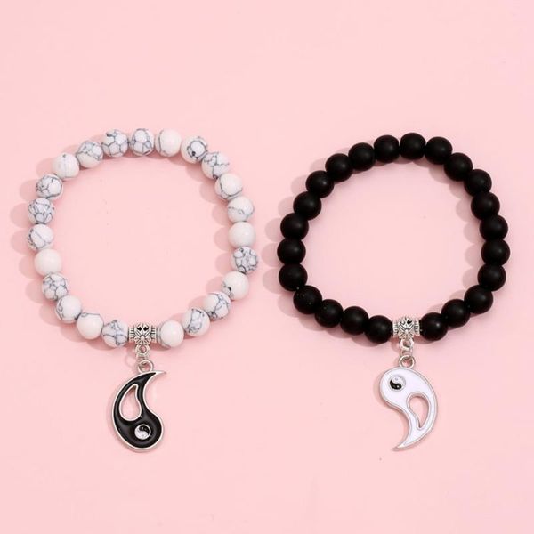 beaded, strands 2pcs distance bracelet classic natural stone white and black yin yang beaded bracelets for men women friends jewelry gift
beaded, strands 2pcs distance bracelet classic natural stone white and black yin yang beaded bracelets for men women friends jewelry gift