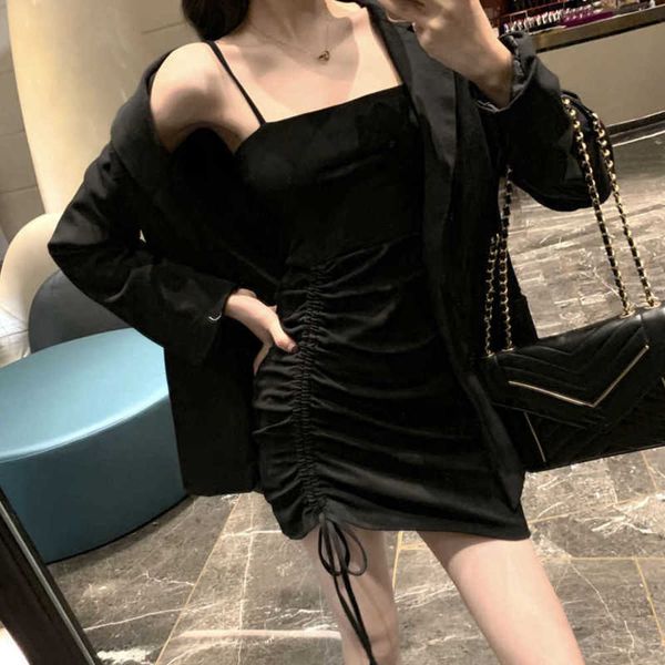 suspender skirt women's dress in summer, Black;gray
suspender skirt women's dress in summer, Black;gray