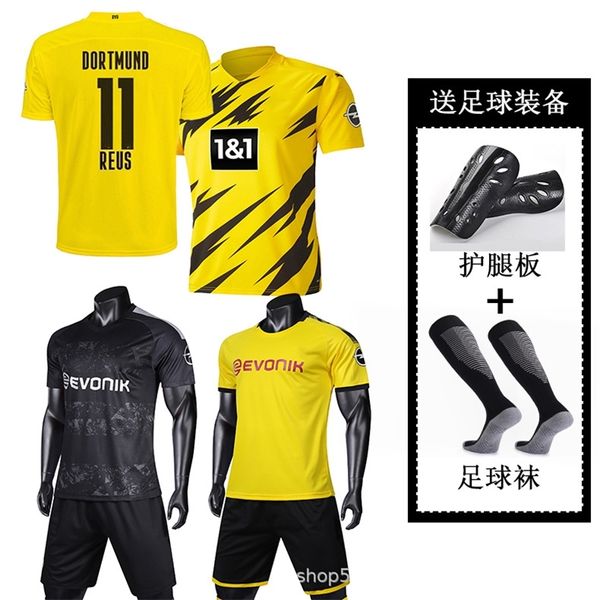 football 20-21 dort home / away royce 11 team shirt short sleeve set children's training suit, Gray
football 20-21 dort home / away royce 11 team shirt short sleeve set children's training suit, Gray