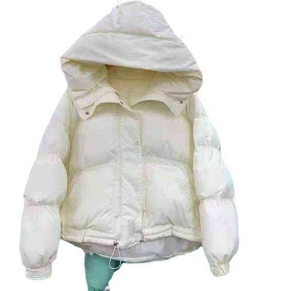 off season korean down et women's small thickened loose hooded short coat candy color bread fashion, Black
off season korean down et women's small thickened loose hooded short coat candy color bread fashion, Black
