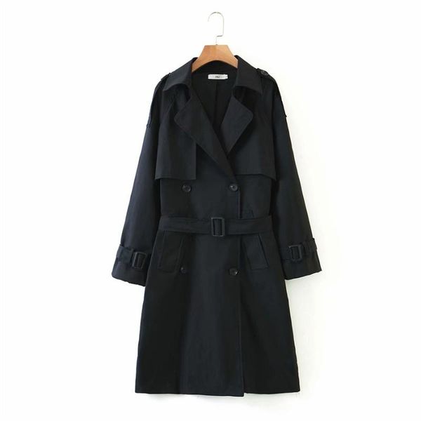 women's trench coats puwd vintage women black lotus shirts trenchcoat 2021 herfst fashion ladies solid double breasted outrunner girl c, Tan;black
women's trench coats puwd vintage women black lotus shirts trenchcoat 2021 herfst fashion ladies solid double breasted outrunner girl c, Tan;black