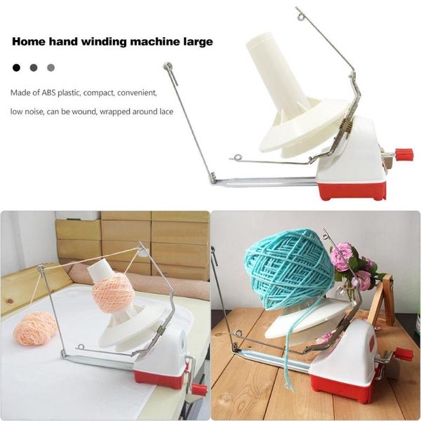 hand operated thread wool winder holder yarn string for fiber winding machine sewing accessories notions & tools, Black
hand operated thread wool winder holder yarn string for fiber winding machine sewing accessories notions & tools, Black