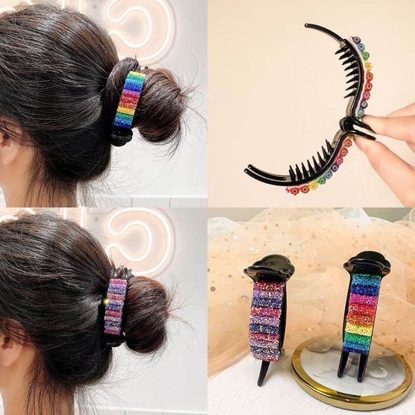 hair clips & barrettes fashion korean rainbow claw for women strong grip bun large hairclips ornament holder accessories girls, Golden;silver
hair clips & barrettes fashion korean rainbow claw for women strong grip bun large hairclips ornament holder accessories girls, Golden;silver