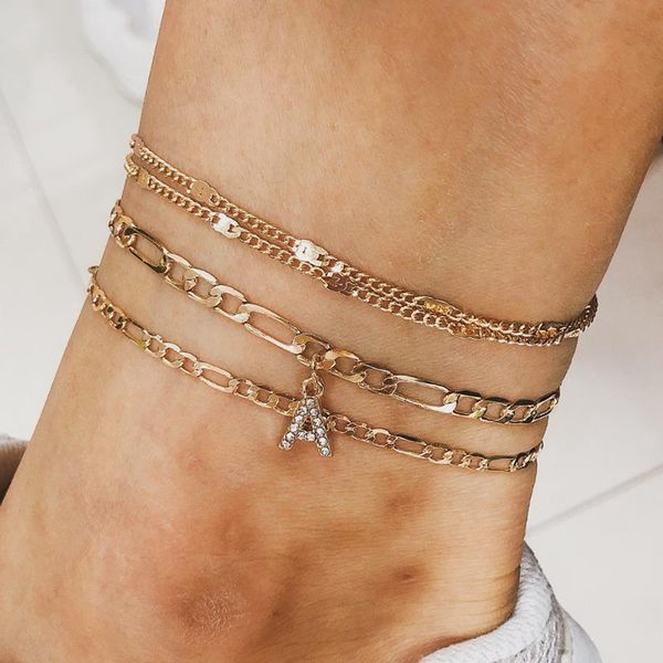 anklets golden letter multilayer chain anklet girl fashion jewelry accessories 2021 beach bracelet, Red;blue
anklets golden letter multilayer chain anklet girl fashion jewelry accessories 2021 beach bracelet, Red;blue