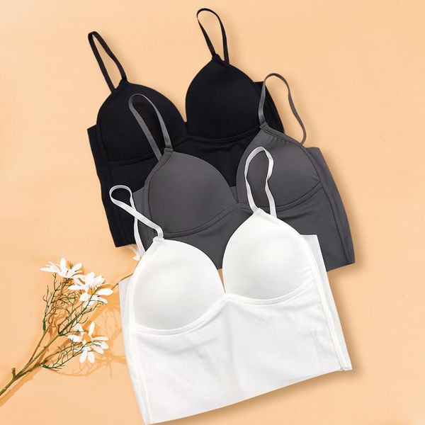 camisoles & tanks seamless women fashion crop female camisole tank streetwear sleeveless wire lingerie, Black;white
camisoles & tanks seamless women fashion crop female camisole tank streetwear sleeveless wire lingerie, Black;white