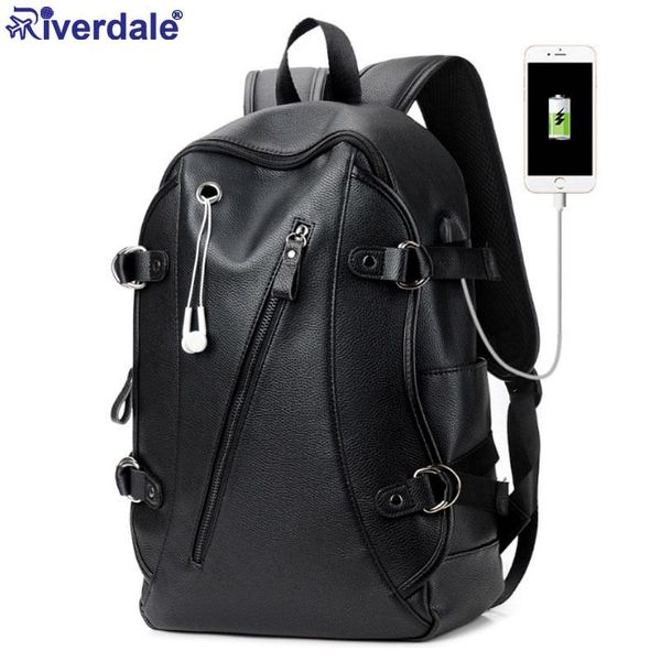 men's leather waterproof large lapbag usb design with headphone hole travel backpack school bags mochila masculina
men's leather waterproof large lapbag usb design with headphone hole travel backpack school bags mochila masculina