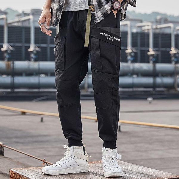 men's pants 2021 mens cargo men joggers hip hop techwear male japanese streetwear harem jogging trousers for, Black
men's pants 2021 mens cargo men joggers hip hop techwear male japanese streetwear harem jogging trousers for, Black
