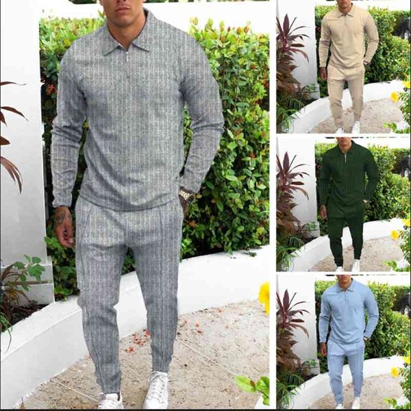 new men's t/c fabric stripe polo shirt long section spring autumn casual sportswear mens lapel fashion fitness jogging suit, Gray
new men's t/c fabric stripe polo shirt long section spring autumn casual sportswear mens lapel fashion fitness jogging suit, Gray