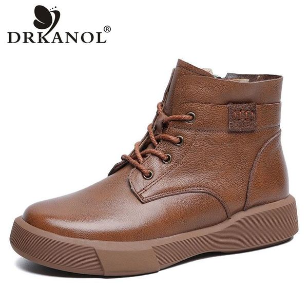 boots drkanol fashion handmade retro women 2021 british style winter warm shoes flat heel genuine leather ankle, Black
boots drkanol fashion handmade retro women 2021 british style winter warm shoes flat heel genuine leather ankle, Black