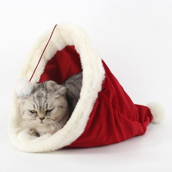 kennels & pens christmas hat pet nest plush mat winter warm cat puppy sleeping bag
kennels & pens christmas hat pet nest plush mat winter warm cat puppy sleeping bag