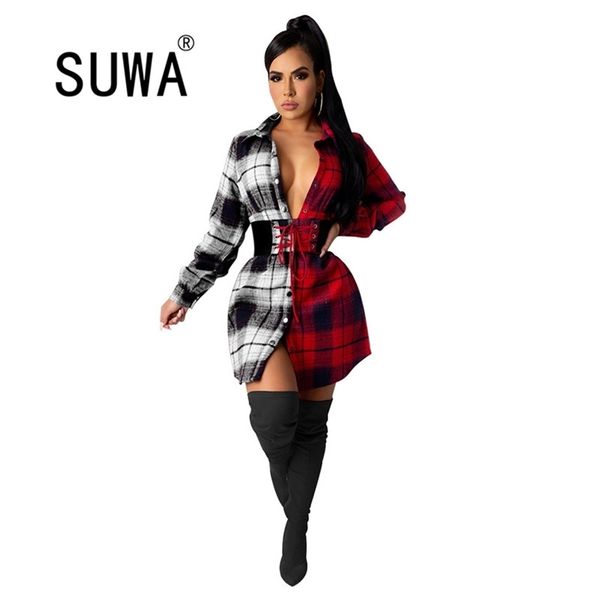 classic plaid printed women v neck long shirts female ladies sleeve shirt beach dresses elegant office party blouse 210525, Black;gray
classic plaid printed women v neck long shirts female ladies sleeve shirt beach dresses elegant office party blouse 210525, Black;gray