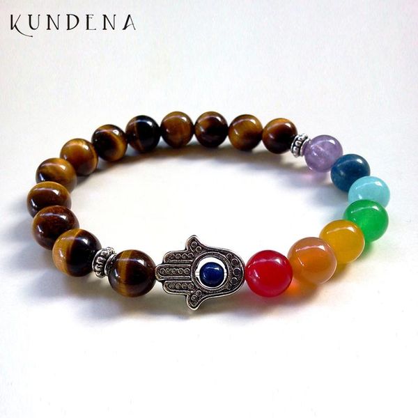 tennis 7 chakra hamsa bracelet for men good look tiger eye bracelets girls gift natural stone beads, Golden;silver
tennis 7 chakra hamsa bracelet for men good look tiger eye bracelets girls gift natural stone beads, Golden;silver